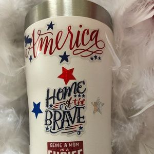 Military Mom Stainless steel Tumbler